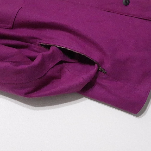 Vintage harve Bernard utility shacket coat women wool blend 12 y2k retro comfy - Picture 4 of 9